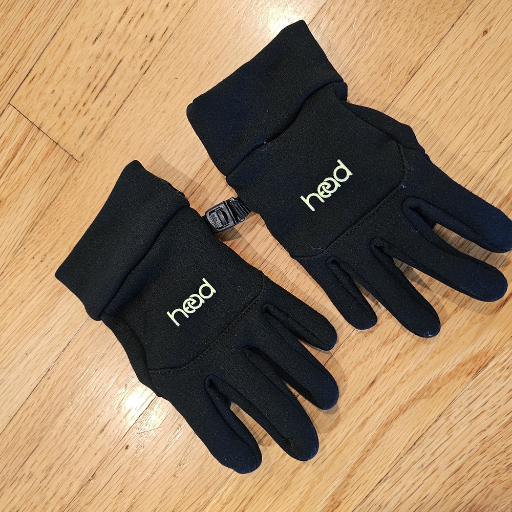 Head Black Kids Mittens